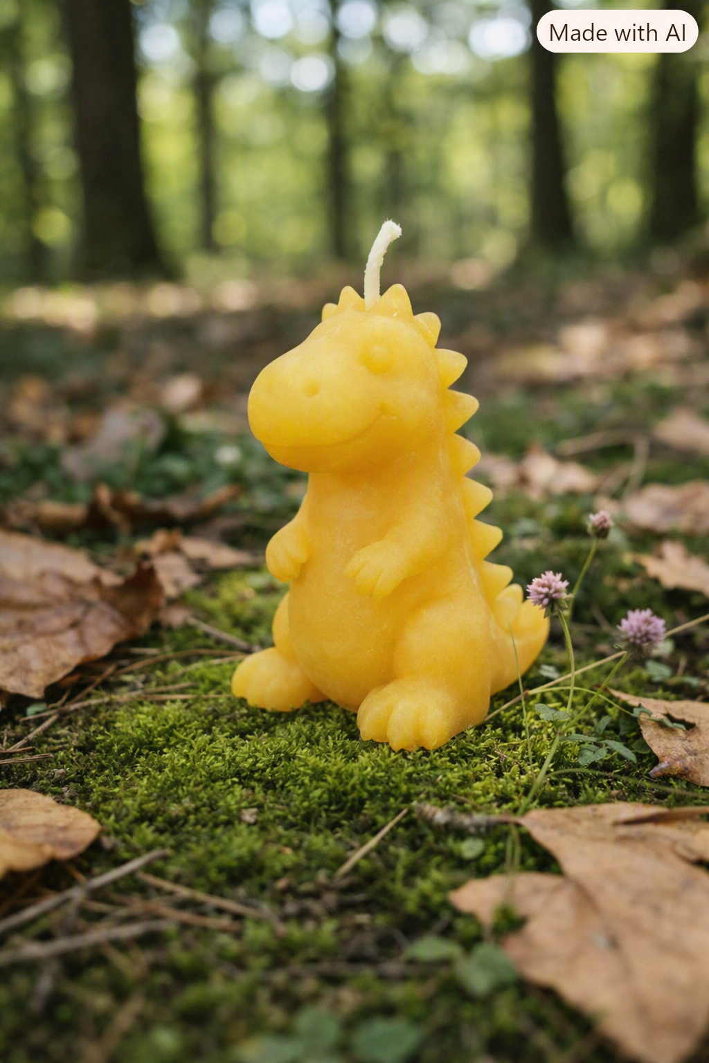 Bienenwachskerze Dino