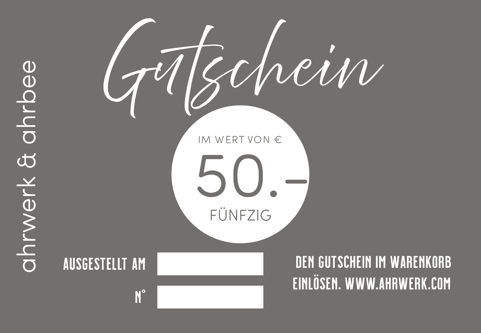 Ahrbee`s Gutscheine
