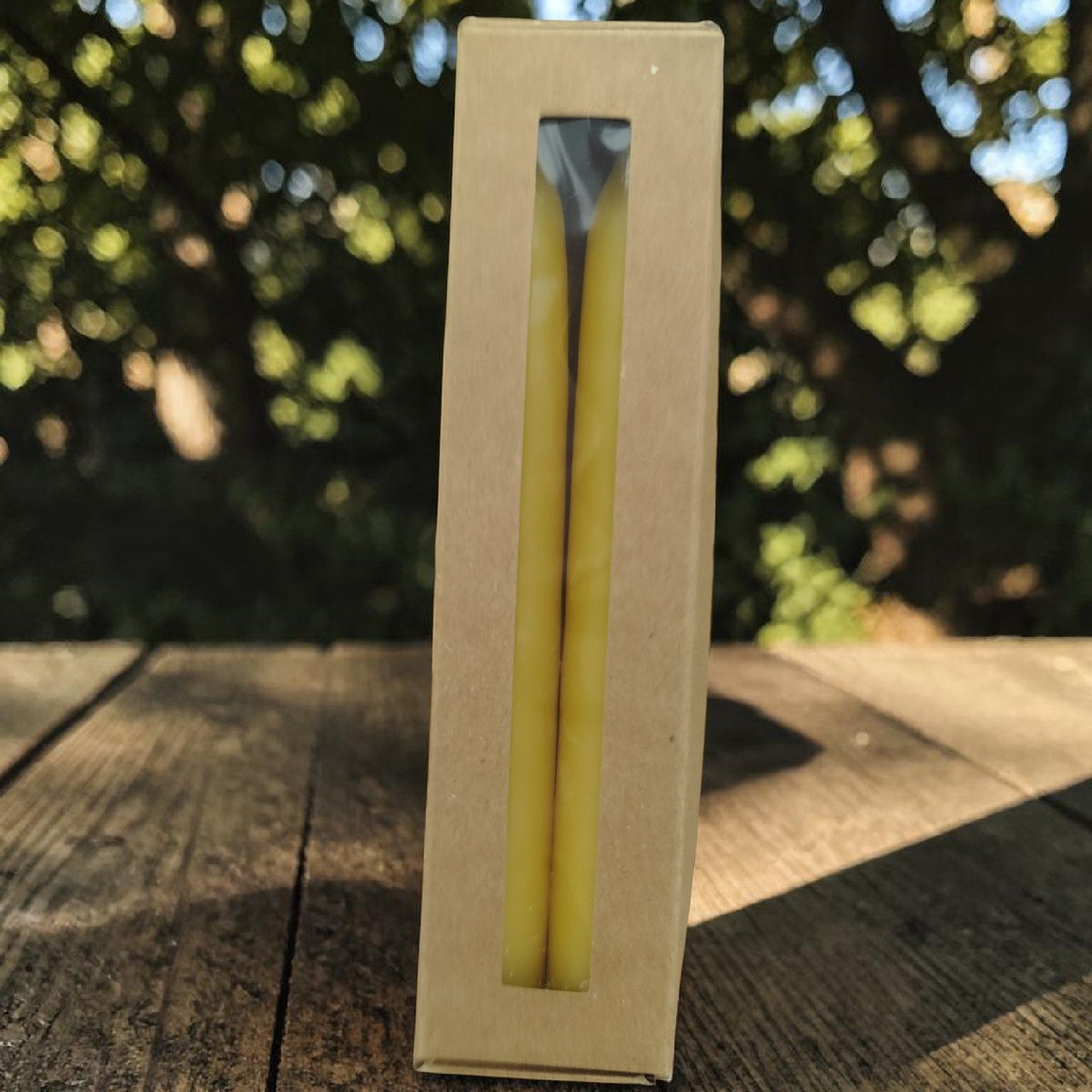 Bienenwachs Stabkerze 2er Set