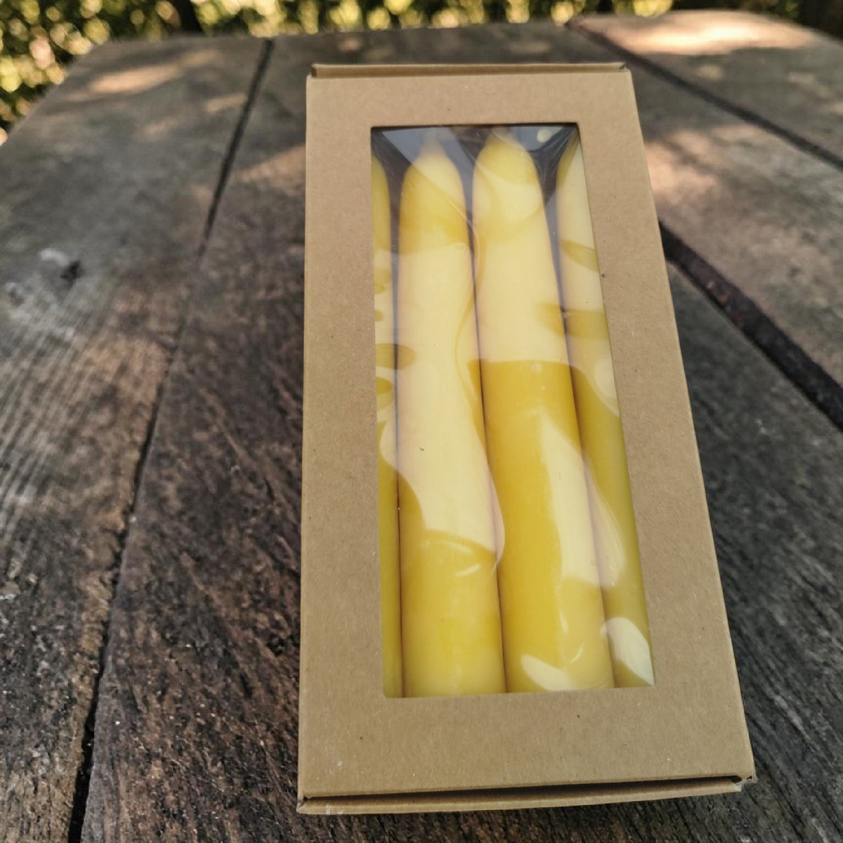 Bienenwachs Stabkerze 4er Set