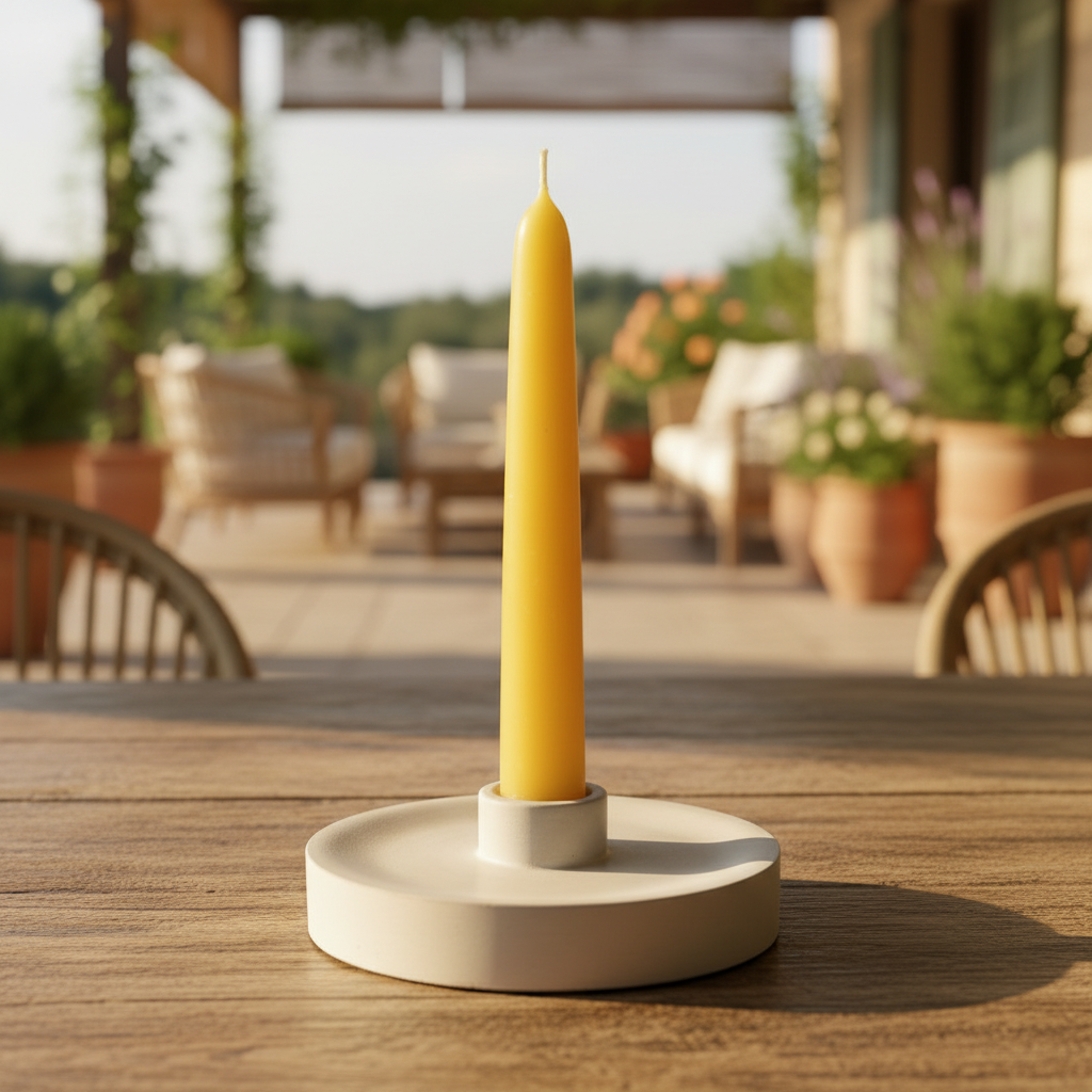 Bienenwachs Stabkerze 3er Set