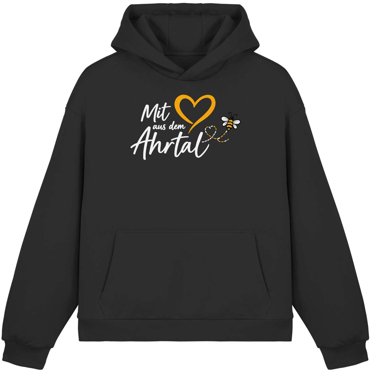 Mit Herz aus dem Ahrtal Bee Kollektion - Fluffy Boxcut Hoodie