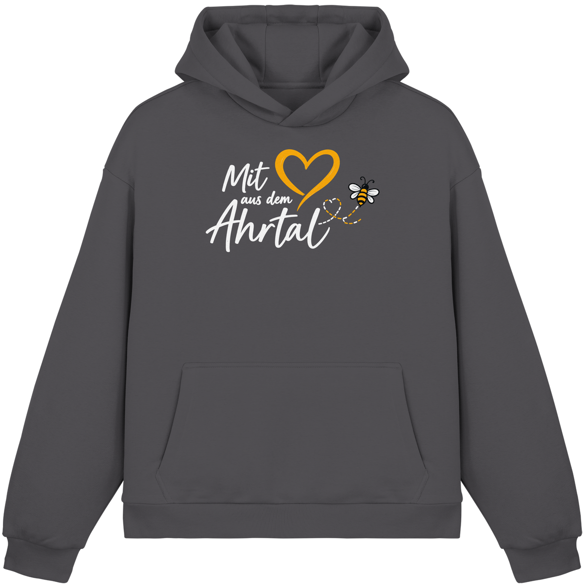 Mit Herz aus dem Ahrtal Bee Kollektion - Fluffy Boxcut Hoodie