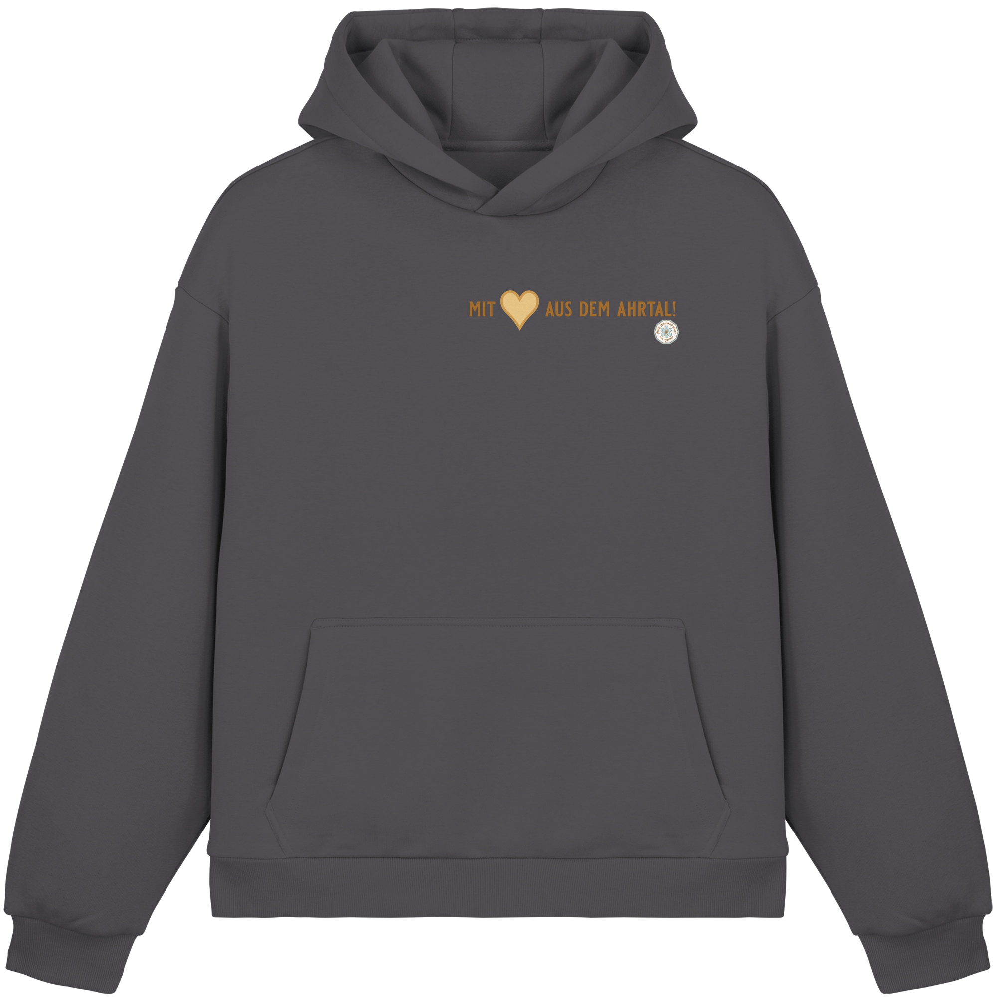 Mit Herz aus dem Ahrtal! - Fluffy Boxcut Hoodie