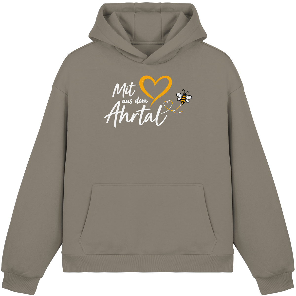 Mit Herz aus dem Ahrtal Bee Kollektion - Fluffy Boxcut Hoodie