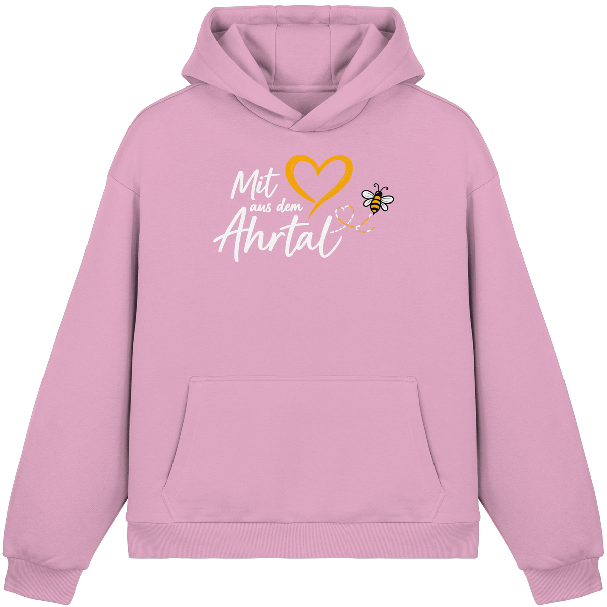 Mit Herz aus dem Ahrtal Bee Kollektion - Fluffy Boxcut Hoodie