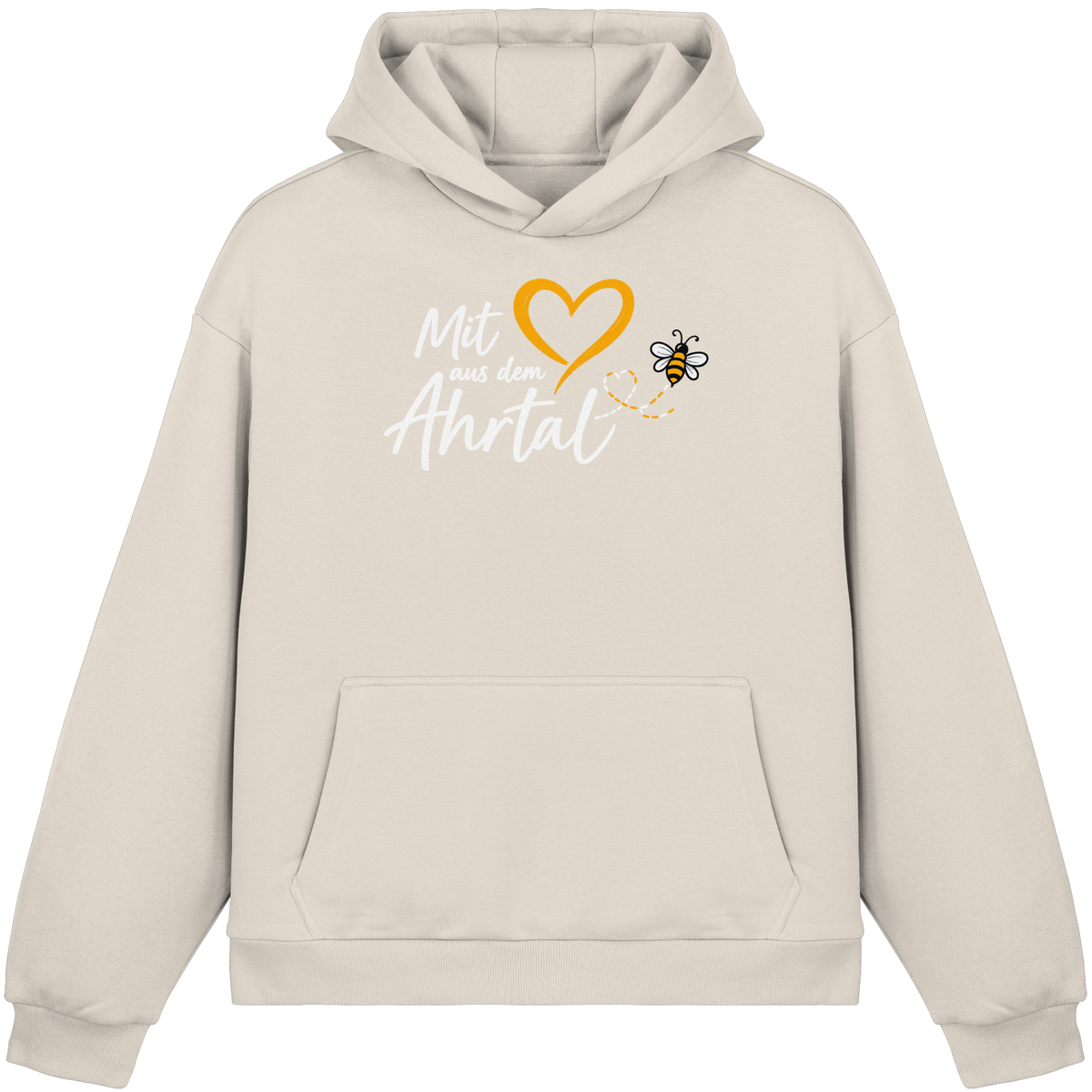 Mit Herz aus dem Ahrtal Bee Kollektion - Fluffy Boxcut Hoodie