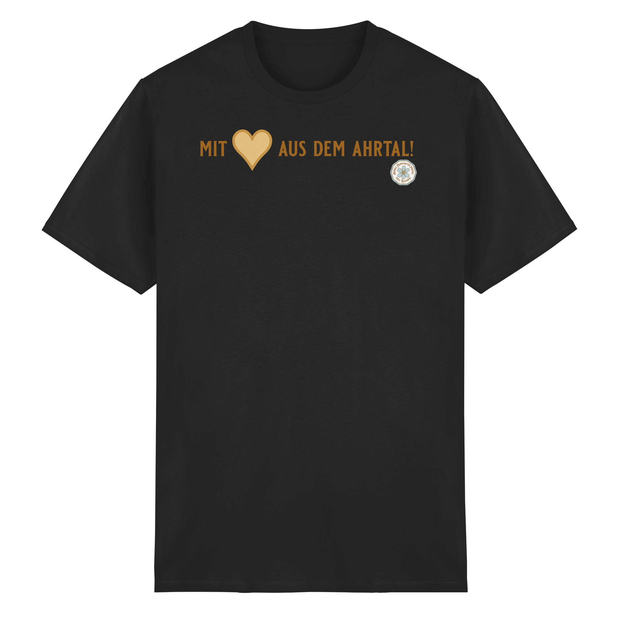 Mit Herz aus dem Ahrtal! - Heavy Cotton T-Shirt
