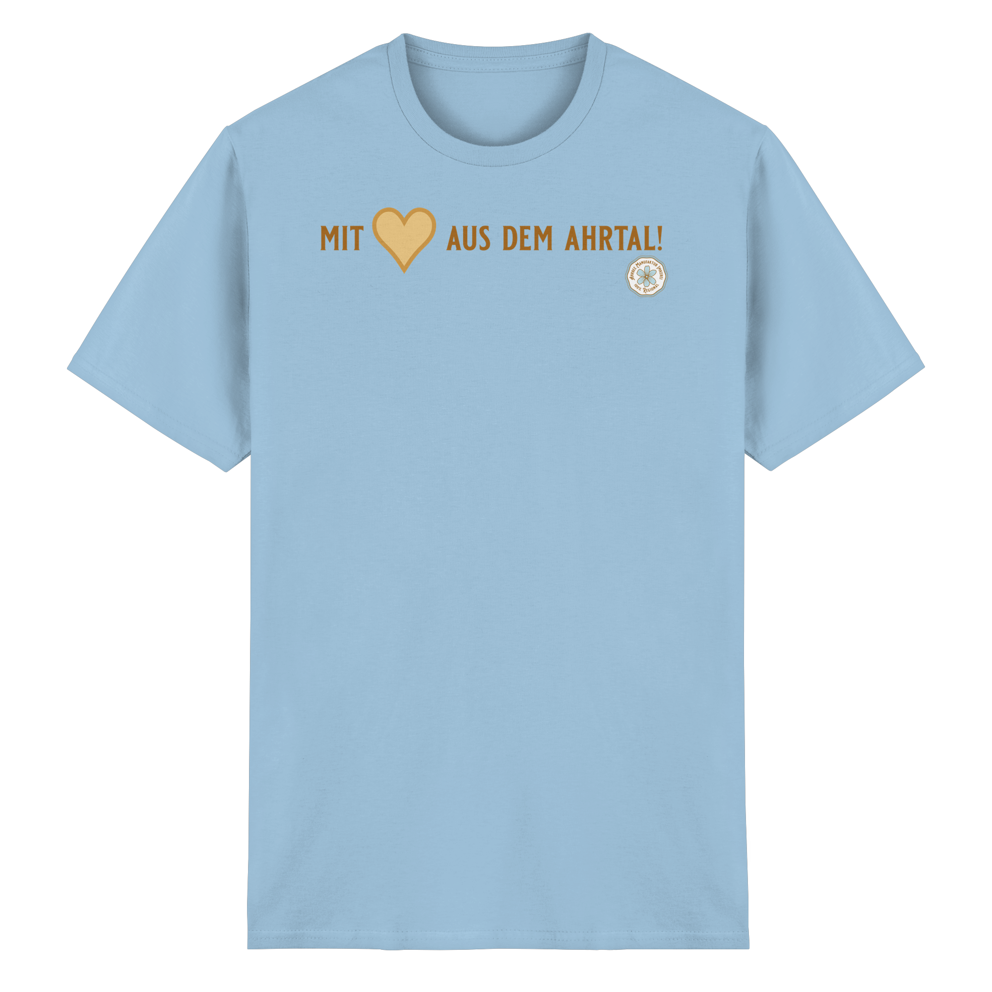 Mit Herz aus dem Ahrtal! - Heavy Cotton T-Shirt