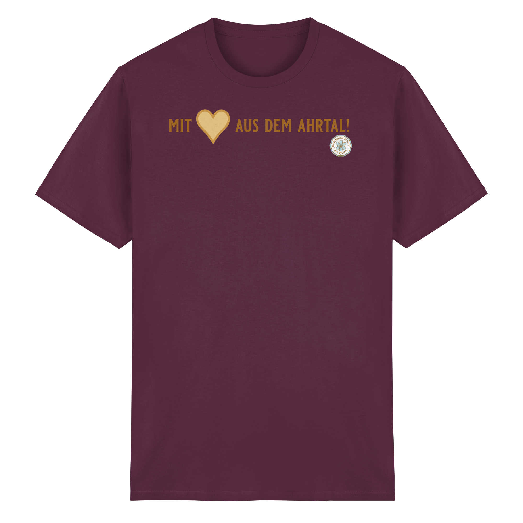 Mit Herz aus dem Ahrtal! - Heavy Cotton T-Shirt