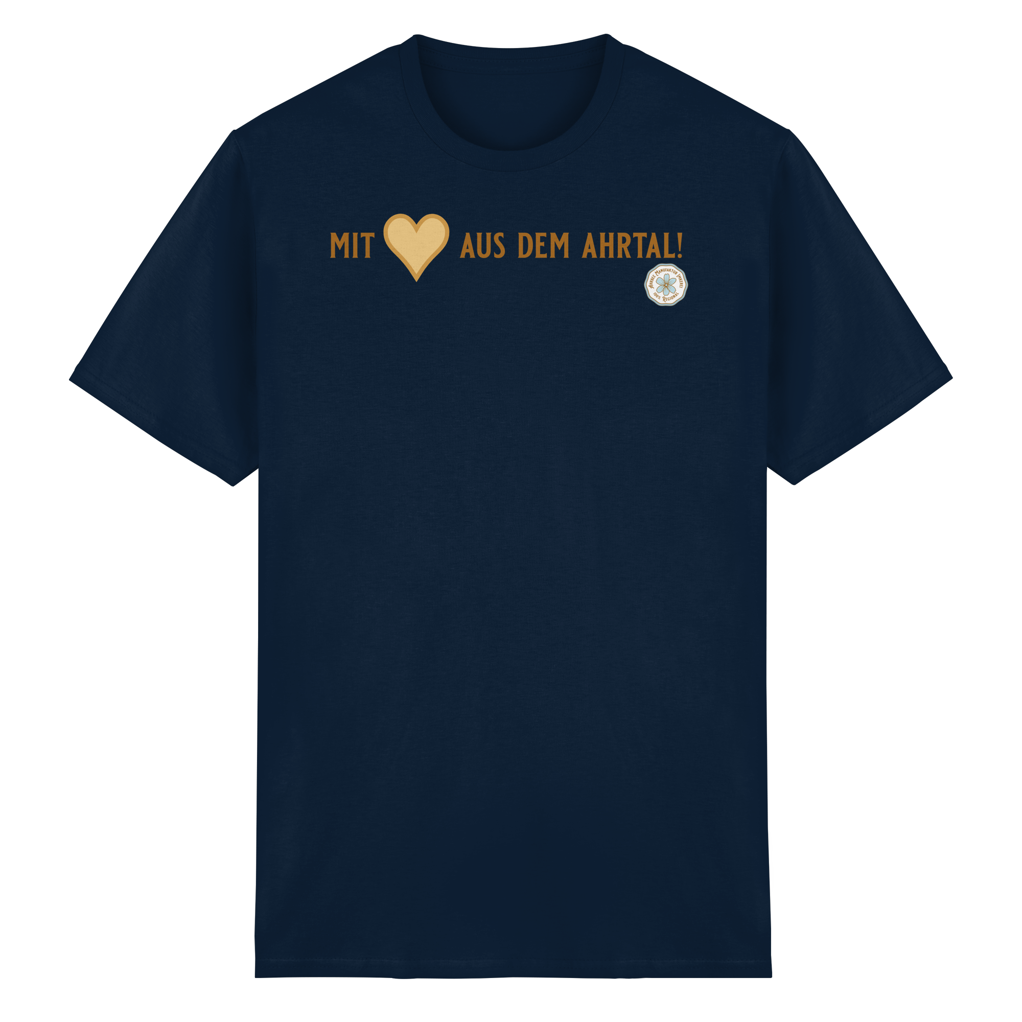 Mit Herz aus dem Ahrtal! - Heavy Cotton T-Shirt