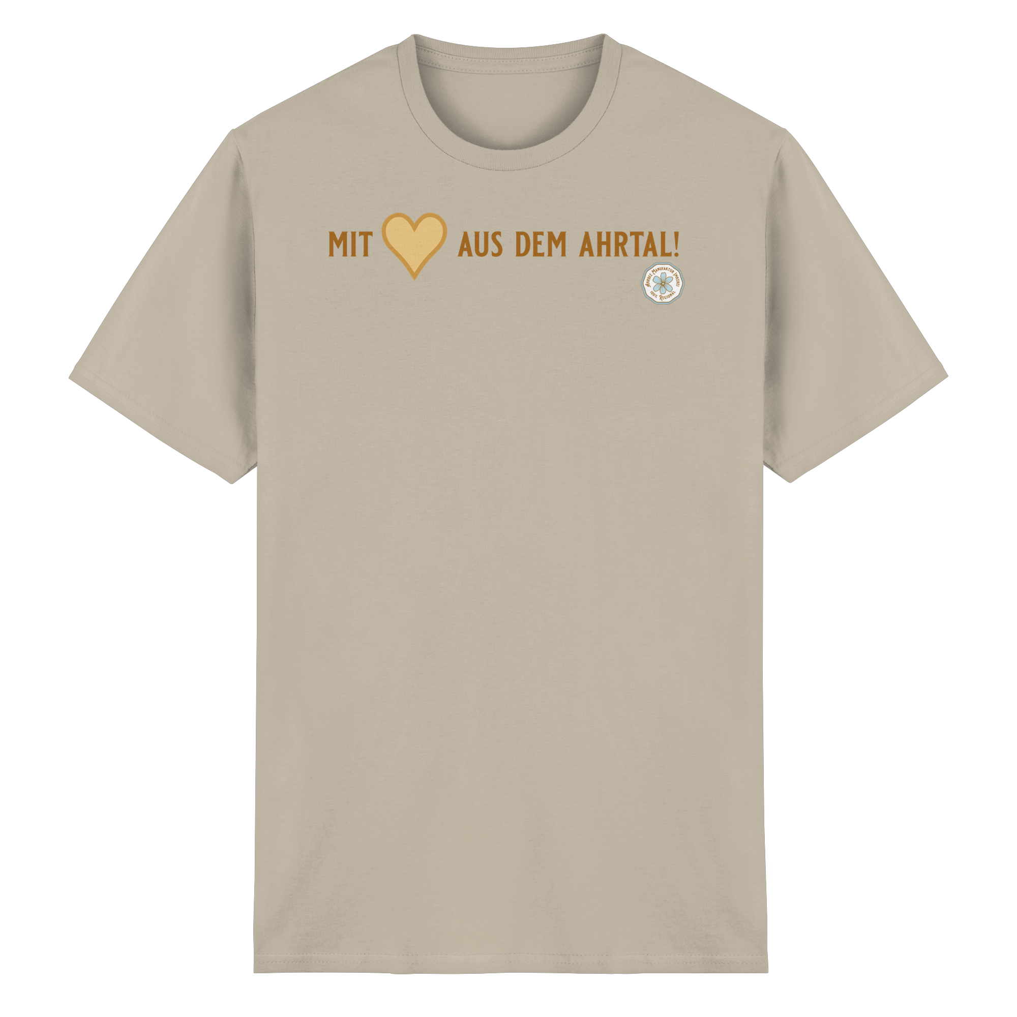 Mit Herz aus dem Ahrtal! - Heavy Cotton T-Shirt