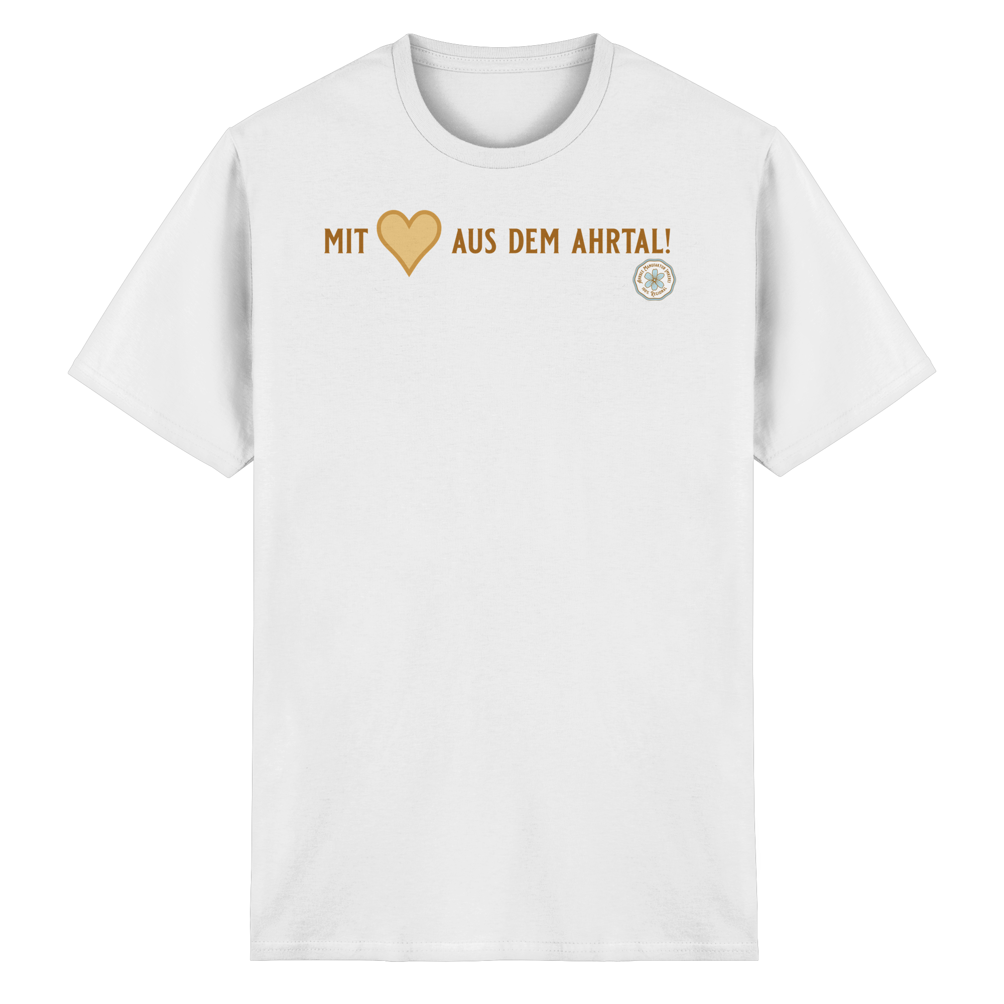 Mit Herz aus dem Ahrtal! - Heavy Cotton T-Shirt