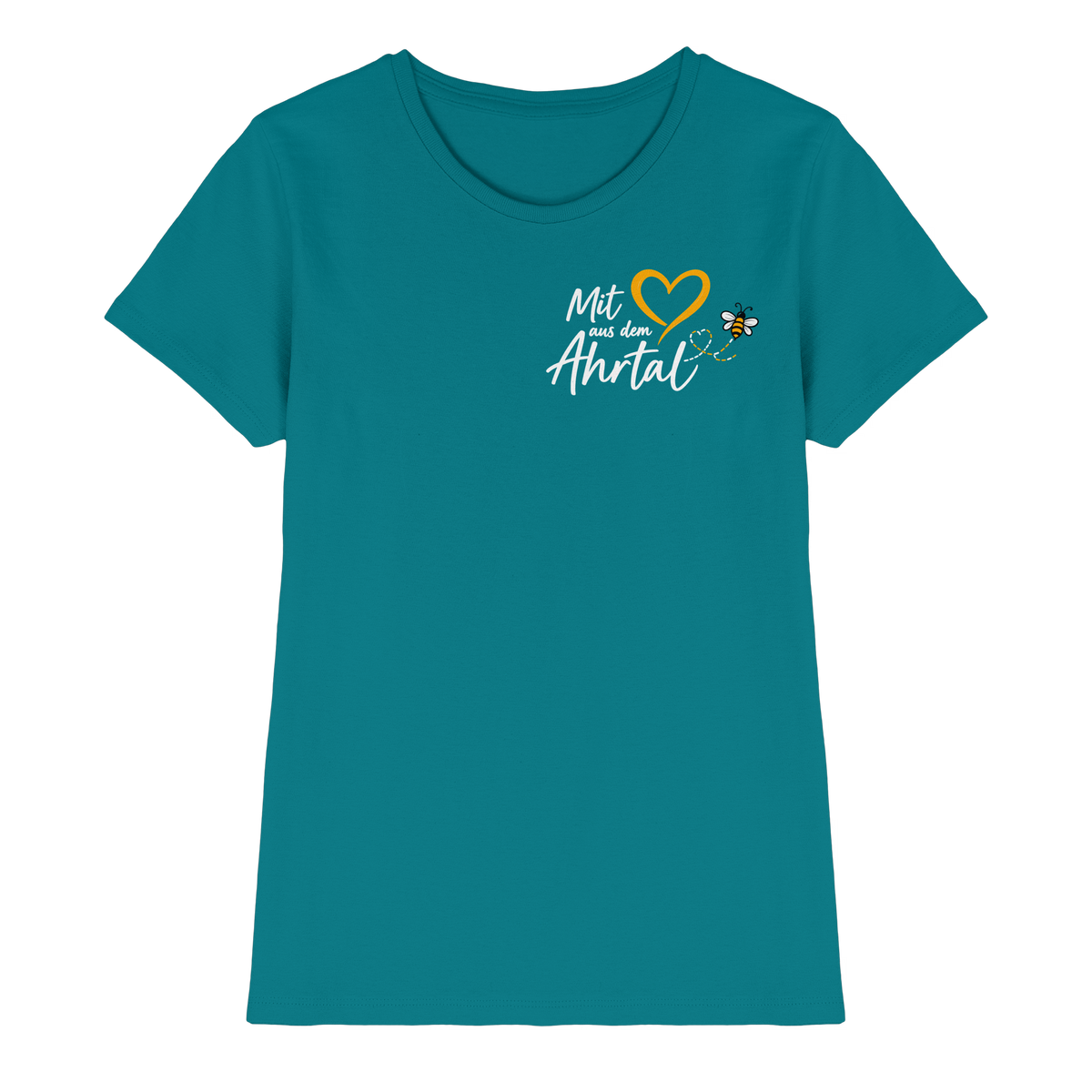 Mit Herz aus dem Ahrtal Bee Kollektion - Ladies Premium Shirt