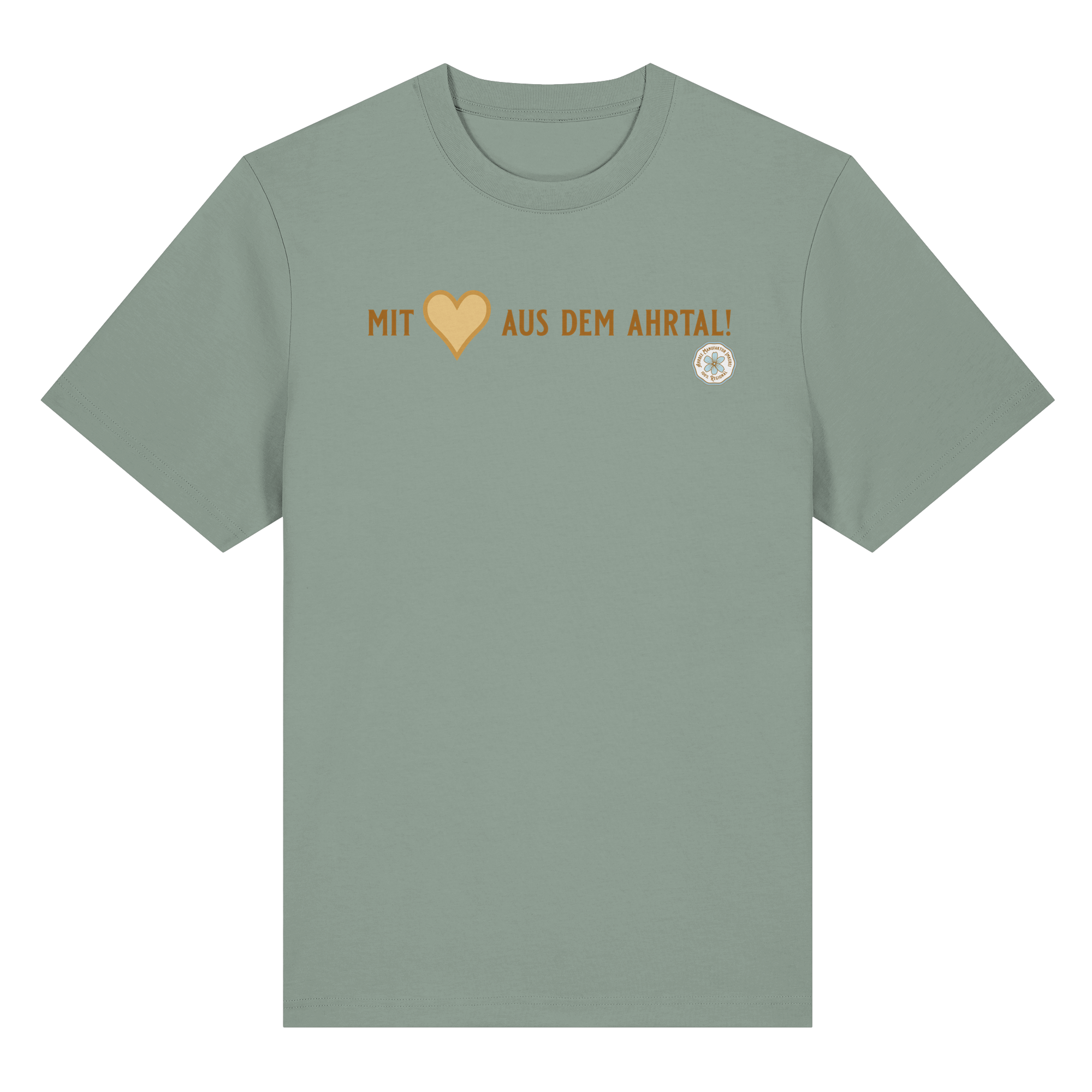 Mit Herz aus dem Ahrtal! - Organic Heavy T-Shirt