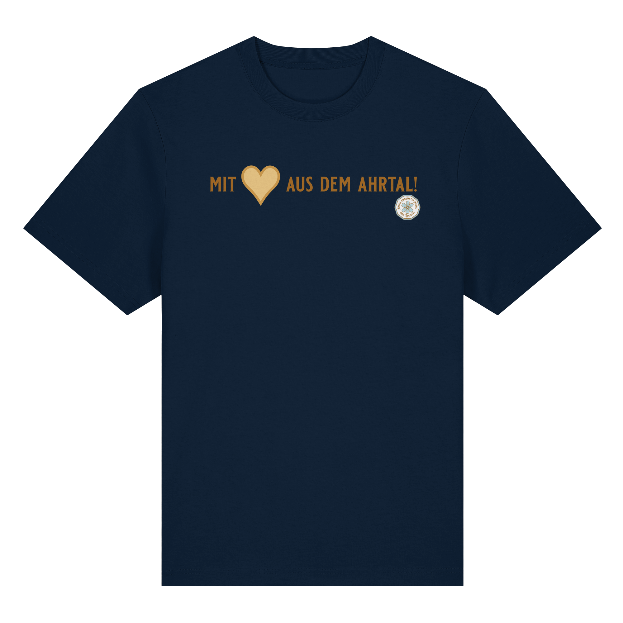 Mit Herz aus dem Ahrtal! - Organic Heavy T-Shirt