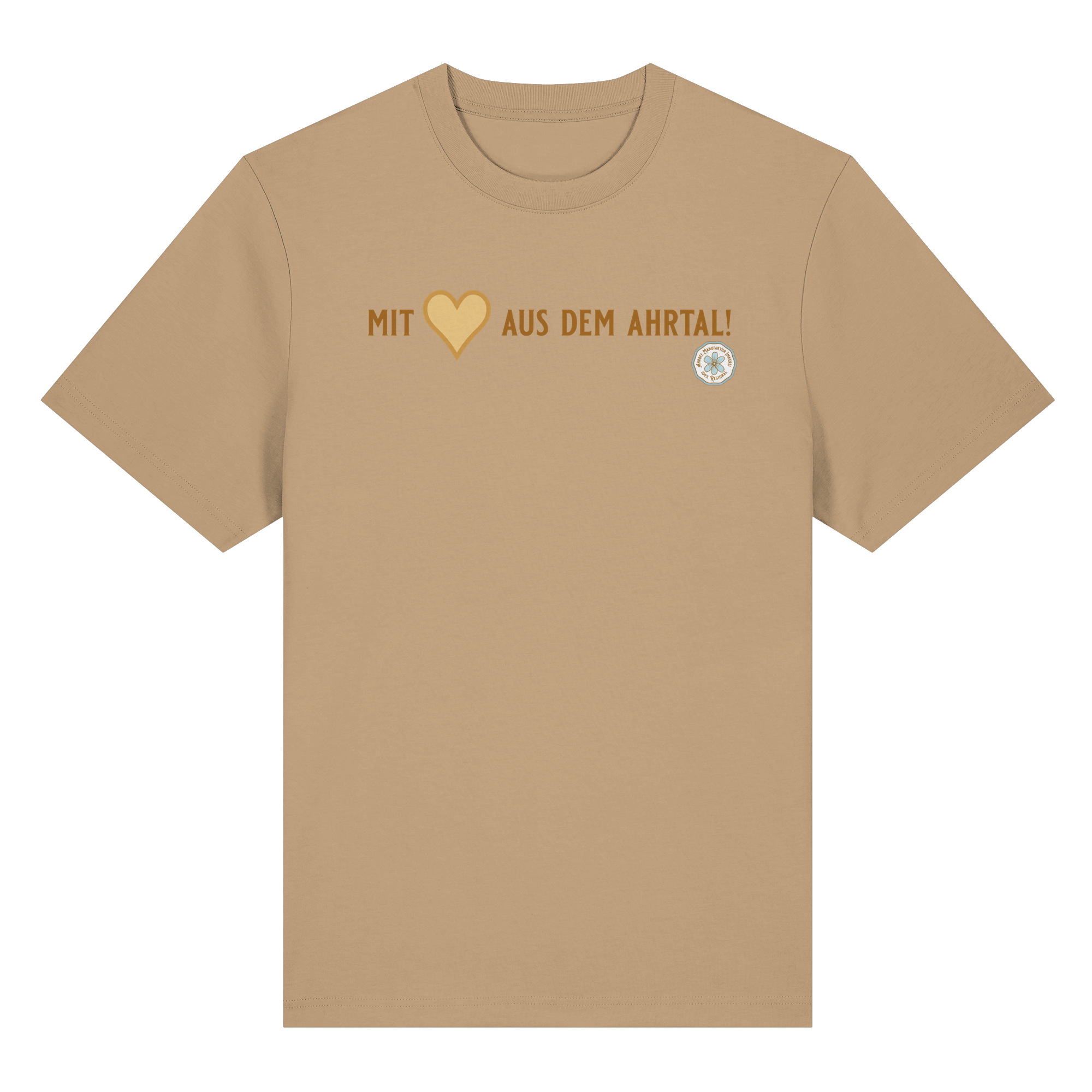 Mit Herz aus dem Ahrtal! - Organic Heavy T-Shirt