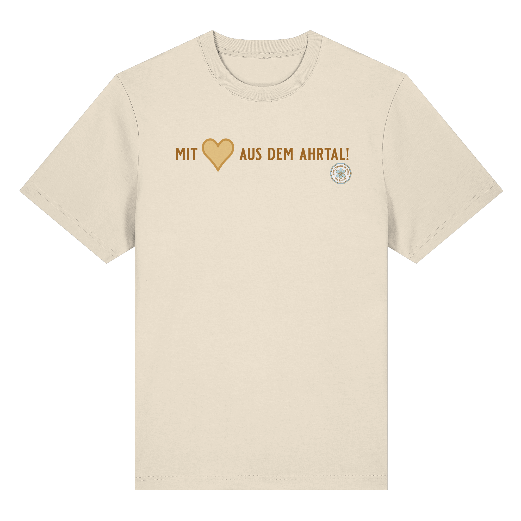 Mit Herz aus dem Ahrtal! - Organic Heavy T-Shirt