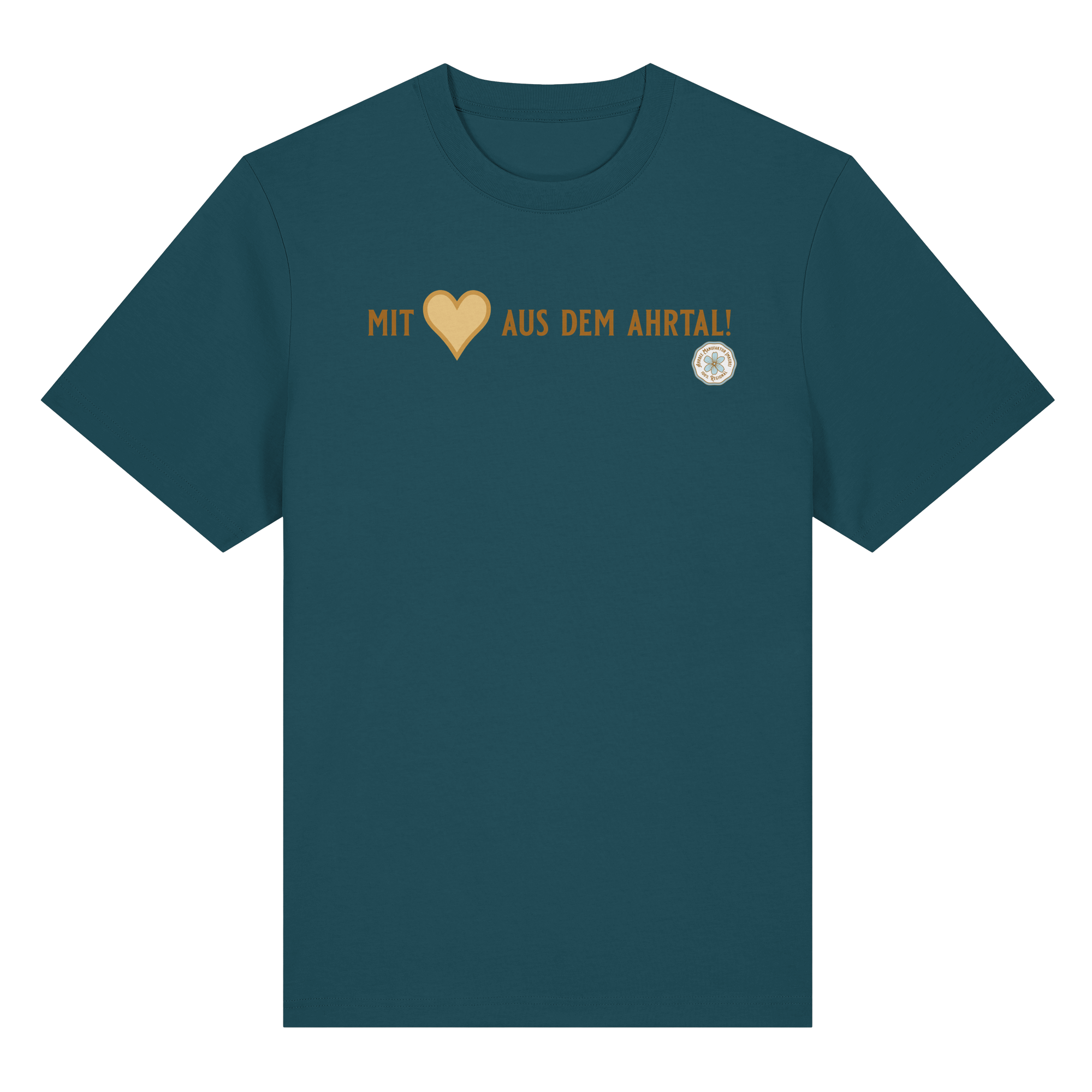 Mit Herz aus dem Ahrtal! - Organic Heavy T-Shirt