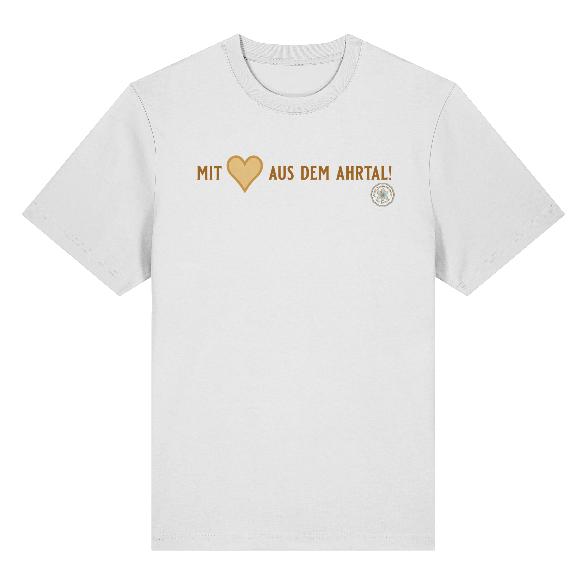 Mit Herz aus dem Ahrtal! - Organic Heavy T-Shirt
