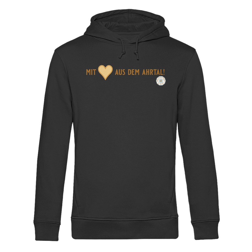 Mit Herz aus dem Ahrtal! - Organic Hoodie B&C