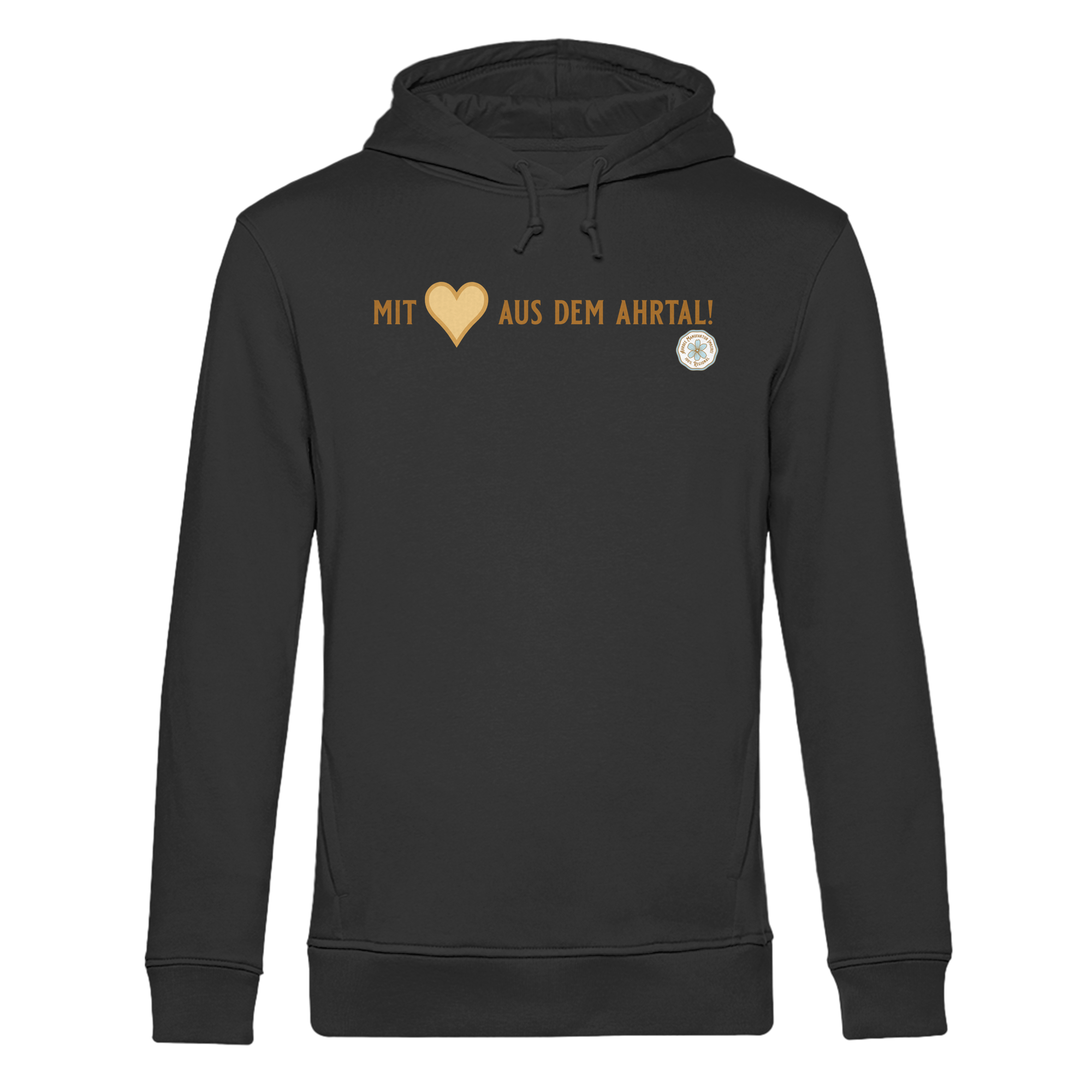 Mit Herz aus dem Ahrtal! - Organic Hoodie B&C