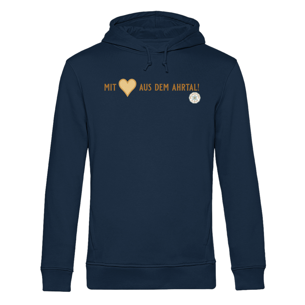 Mit Herz aus dem Ahrtal! - Organic Hoodie B&C