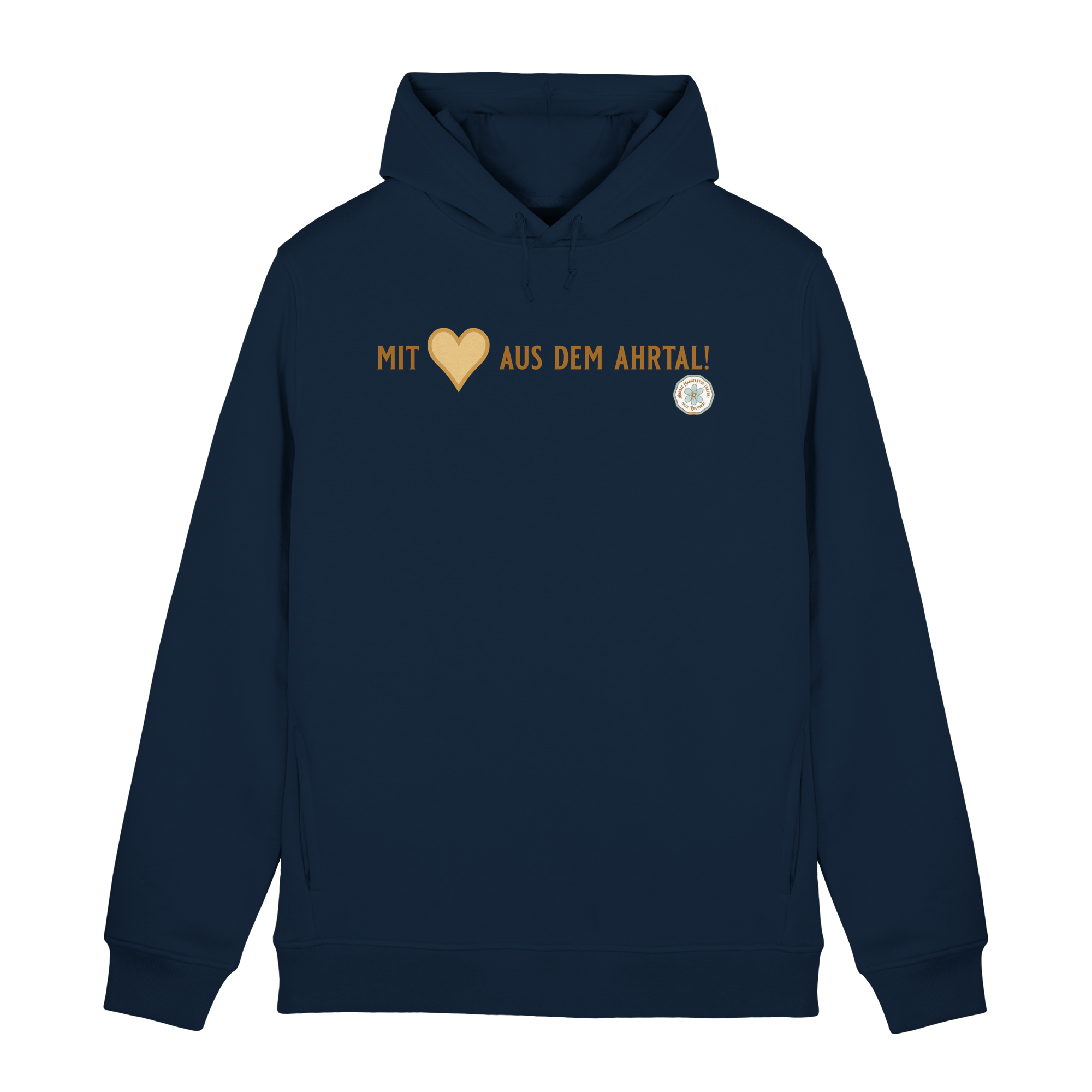 Mit Herz aus dem Ahrtal! - Organic Hoodie B&C