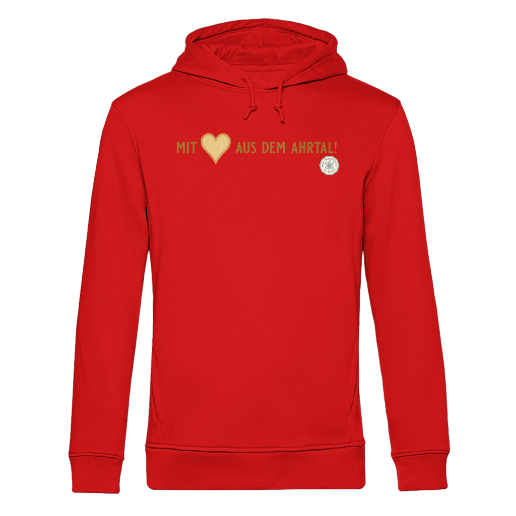 Mit Herz aus dem Ahrtal! - Organic Hoodie B&C