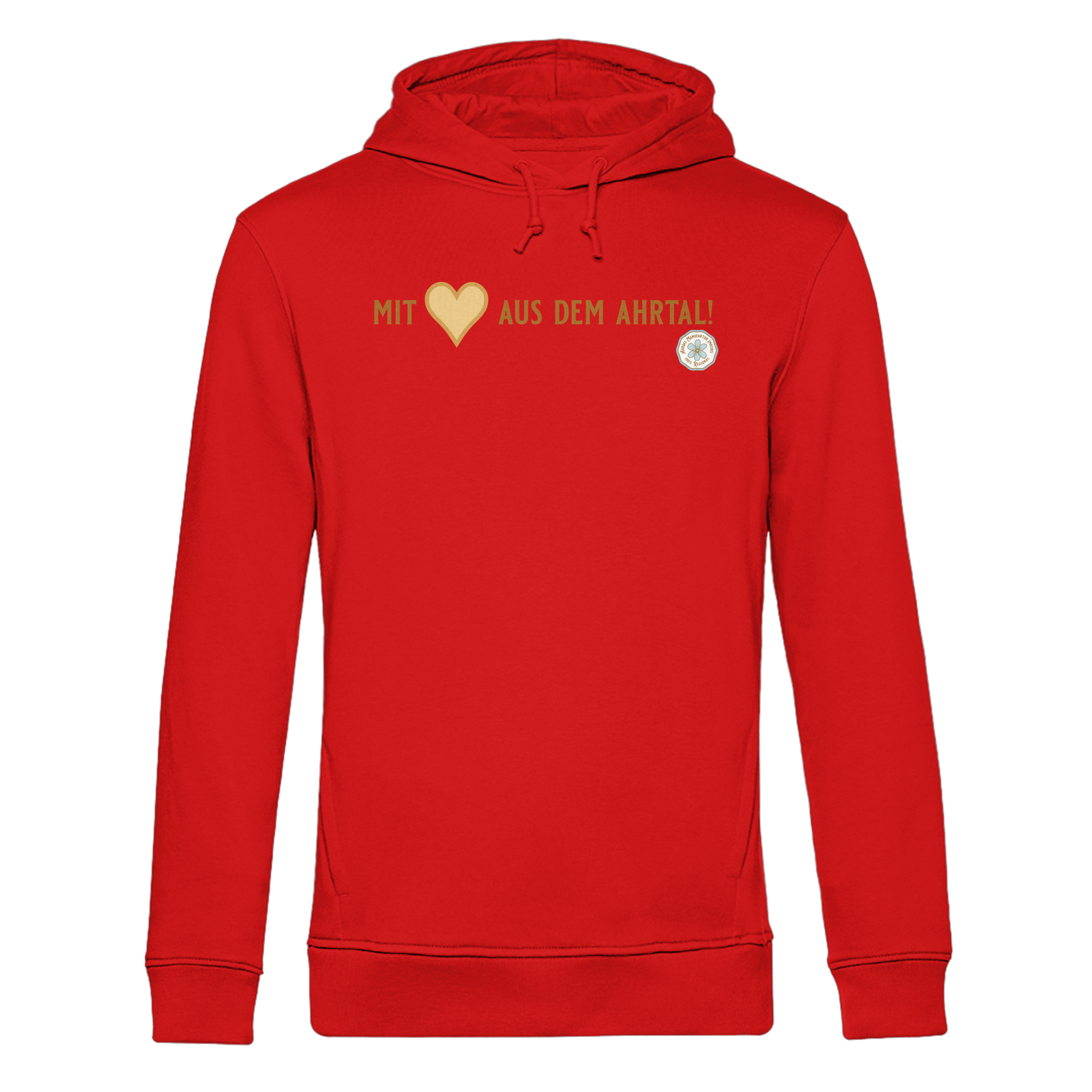 Mit Herz aus dem Ahrtal! - Organic Hoodie B&C