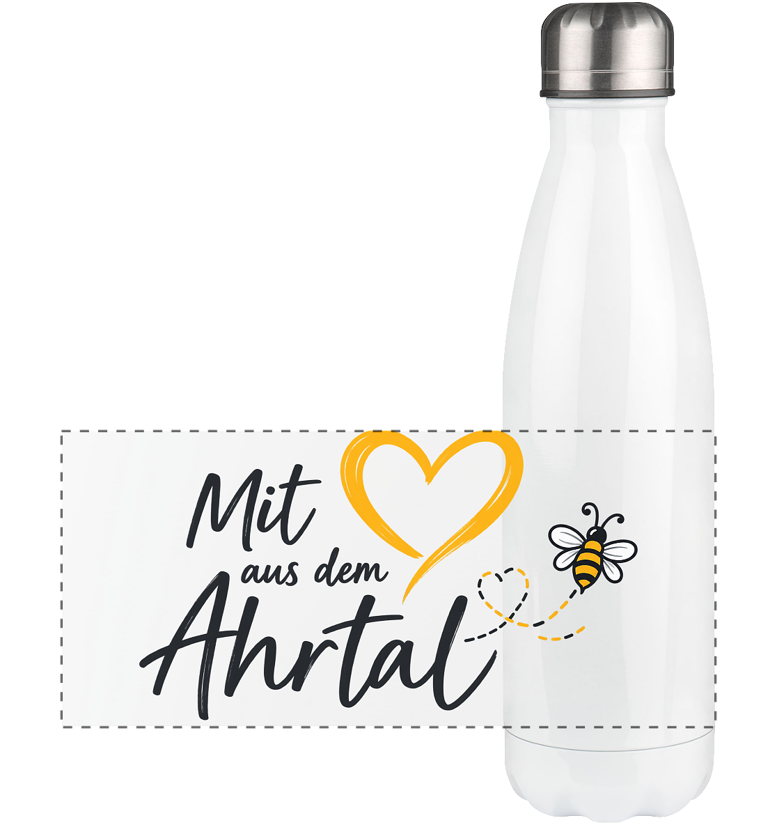 Mit Herz aus dem Ahrtal Bee Kollektion - Panorama Thermoflasche 500ml