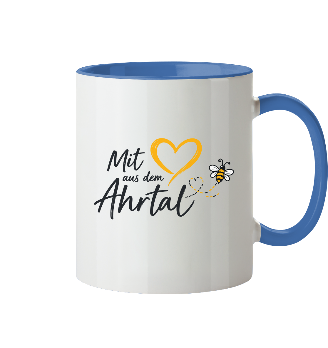 Mit Herz aus dem Ahrtal Bee Kollektion - Tasse zweifarbig