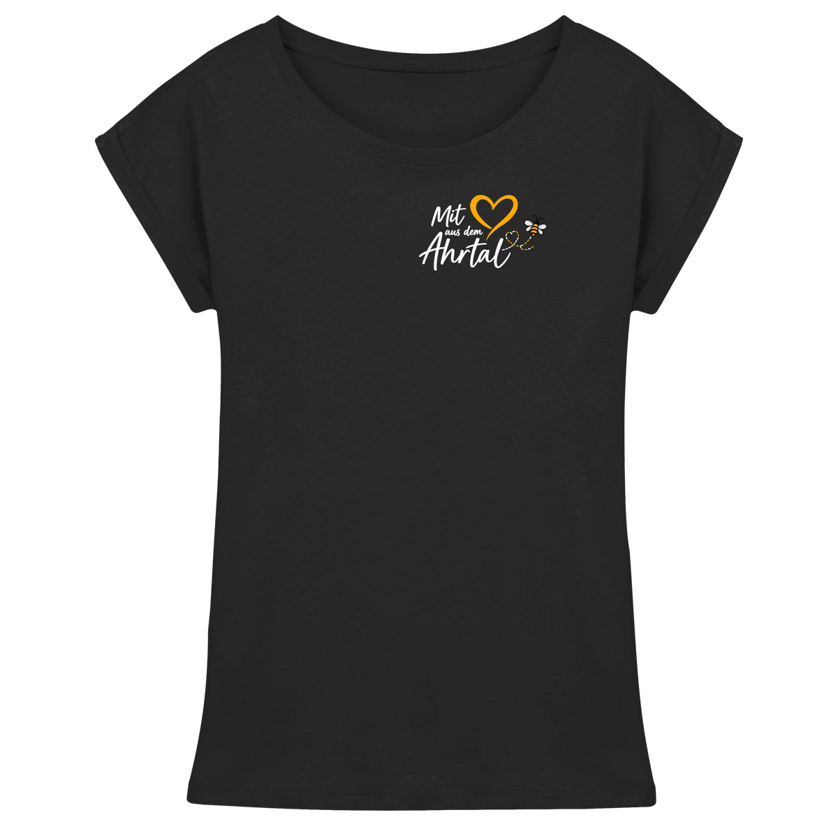 Mit Herz aus dem Ahrtal Bee Kollektion - Womens Extended Shoulder T-Shirt