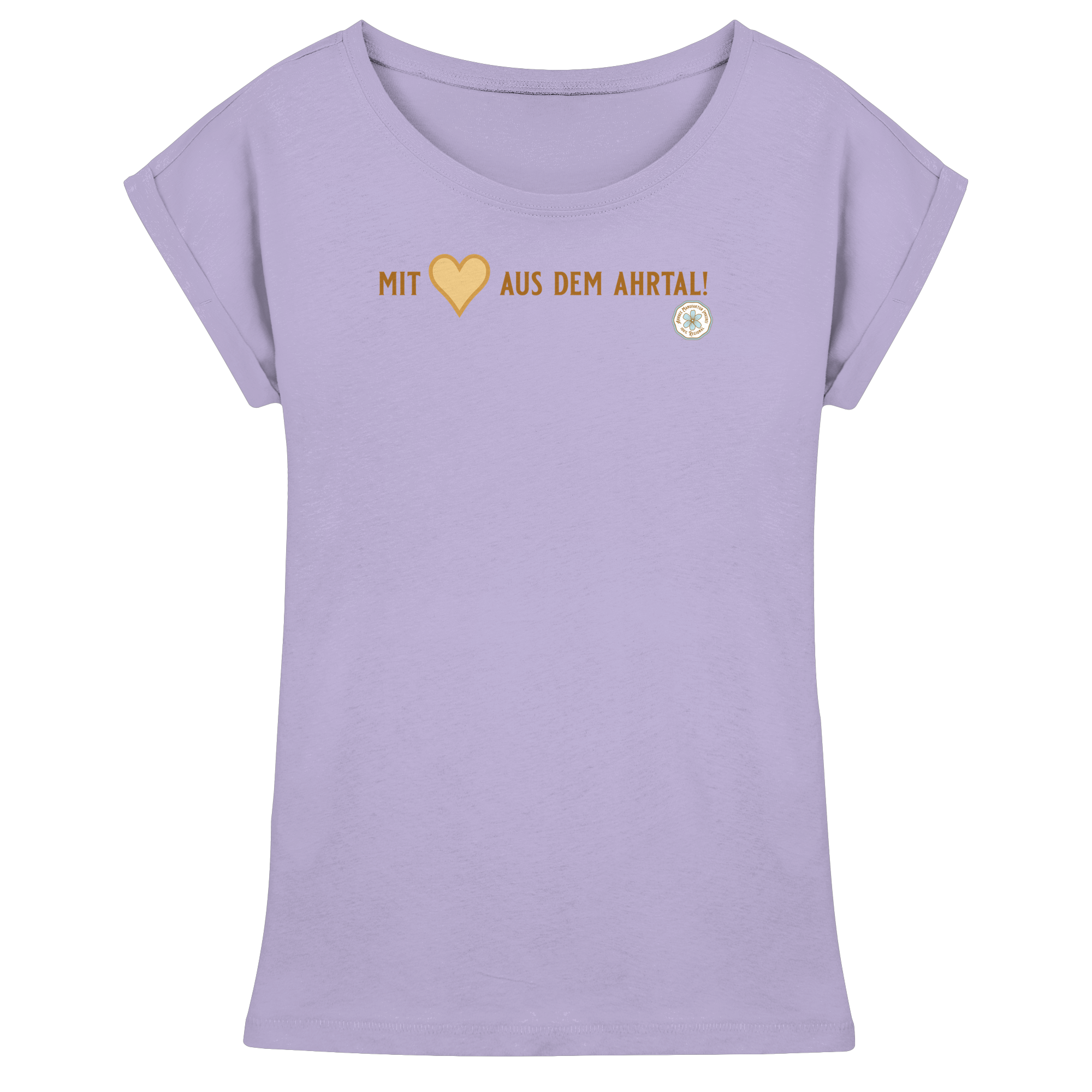 Mit Herz aus dem Ahrtal! - Womens Extended Shoulder T-Shirt