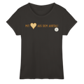 Mit Herz aus dem Ahrtal! - Womens Roll-Up T-Shirt